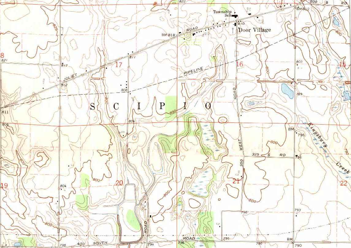 LaPorte West 1969 USGS topo