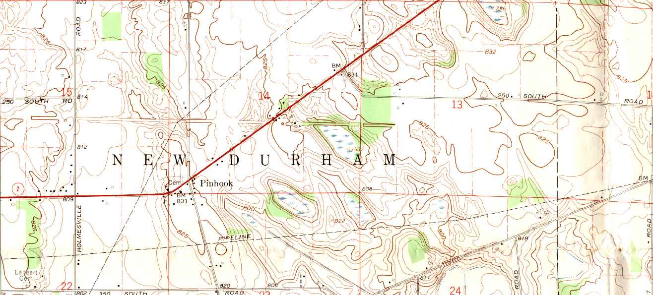 LaPorte West 1969 USGS topo