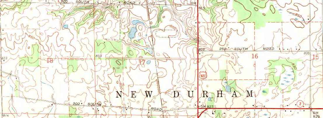 Westville 1969 USGS topo