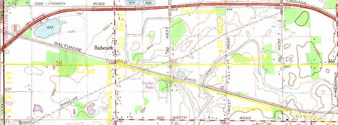 Chesterton 1980 USGS topo